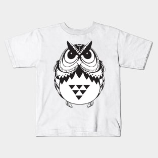 Ethnic Owl V.2 Kids T-Shirt